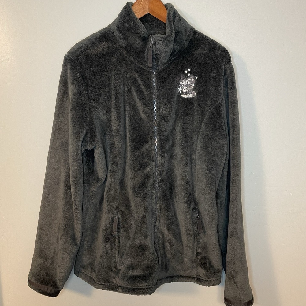 Walt Disney World Jacket Adult‎ XL Mickey Minnie Mouse Soft Fleece